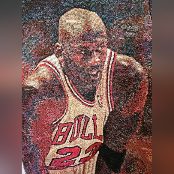 Michael Jordan Jump Shot x Kobe Bryant Tapestry Hoodie Sz M Brand New! - Picture 8 of 8